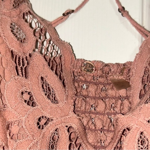 Free People One Adella Slip Dress In Rose, Size Small. - Picture 5 of 5